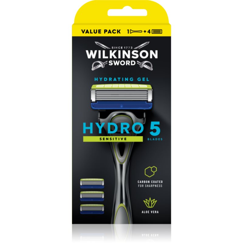 Wilkinson Sword Hydro5 Skin Protection Sensitive Rasoio + Testina Di Ricambio 1 Pz