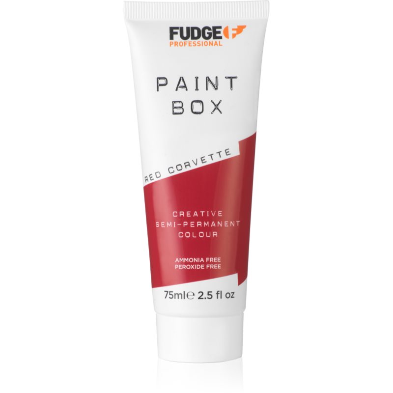 Fudge Paintbox Tinta Per Capelli Semipermanente Per Capelli Colore Red Corvette 75 Ml