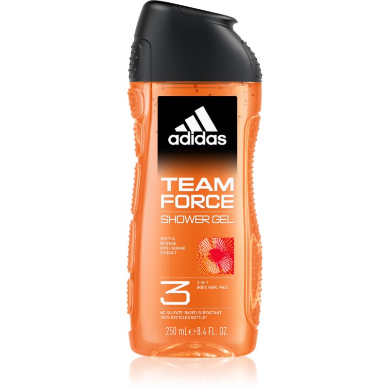 Adidas Team Force Gel Doccia Per Uomo 250 Ml