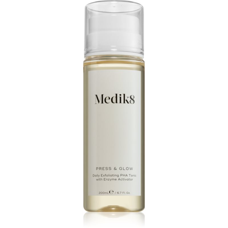 Medik8 Press & Glow Lozione Tonica Esfoliante Detergente 200 Ml