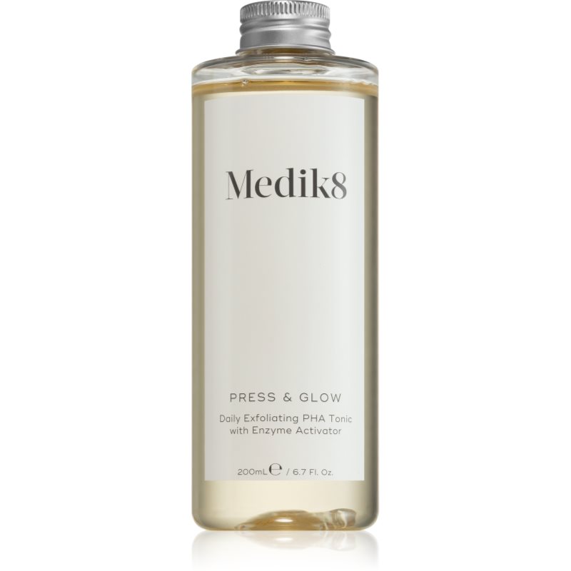 Medik8 Press & Glow Lozione Tonica Esfoliante Detergente 200 Ml