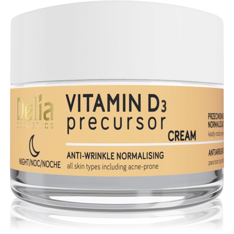 Delia Cosmetics Vitamin D3 Precursor Crema Notte Antirughe 50 Ml