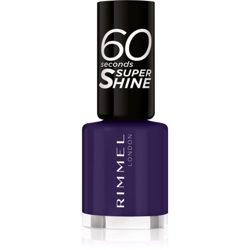 Rimmel 60 Seconds Super Shine Smalto Per Unghie Colore 720 Sea In The Dark 8 Ml