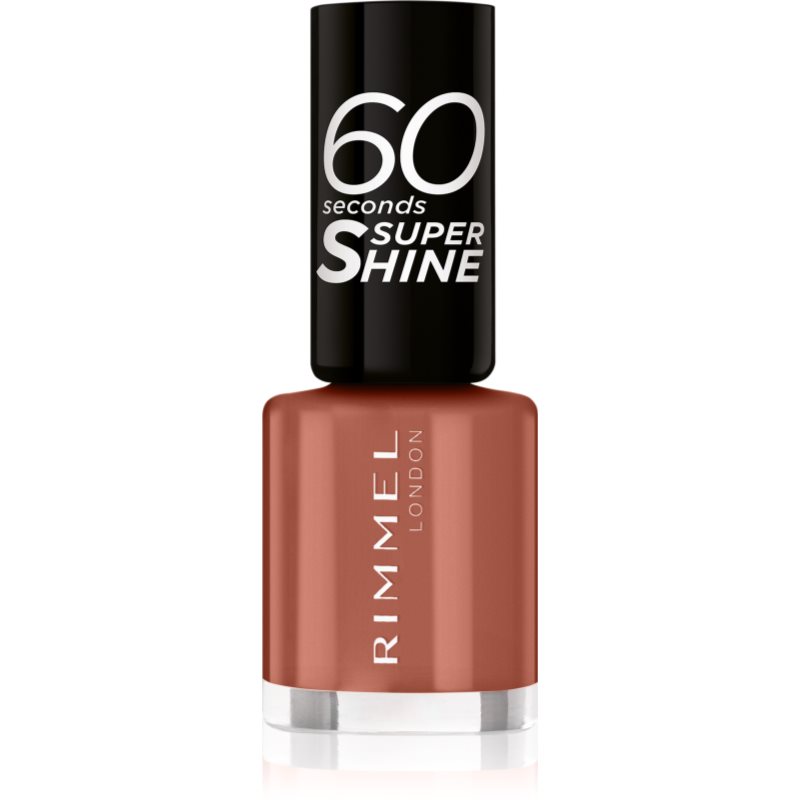 Rimmel 60 Seconds Super Shine Smalto Per Unghie Colore 130 Caramel Candy 8 Ml