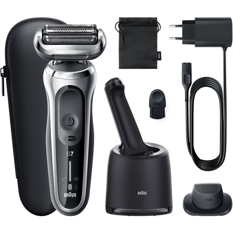 Braun Series 7 71-S7200Cc Rasoio Elettrico Silver