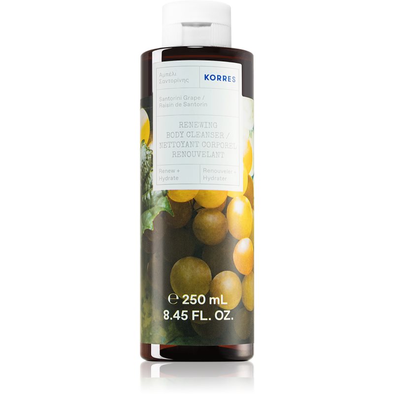 Korres Santorini Grape Gel Doccia Rivitalizzante 250 Ml