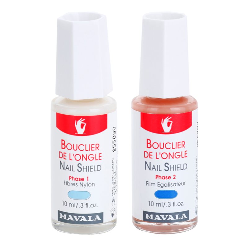 Mavala Nail Camouflage Nail Shield Trattamento Bifasico Per La Rigenerazione E L'Elasticità Delle Unghie 2X10 Ml