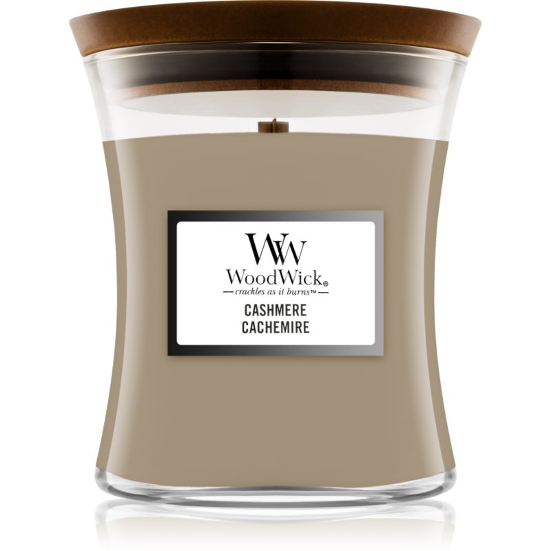 Woodwick Cashmere Candela Profumata Con Stoppino In Legno 275 G