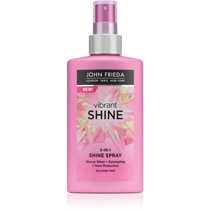 John Frieda Vibrant Shine Spray Multifunzione Per Capelli Per Capelli Brillanti E Morbidi 150 Ml