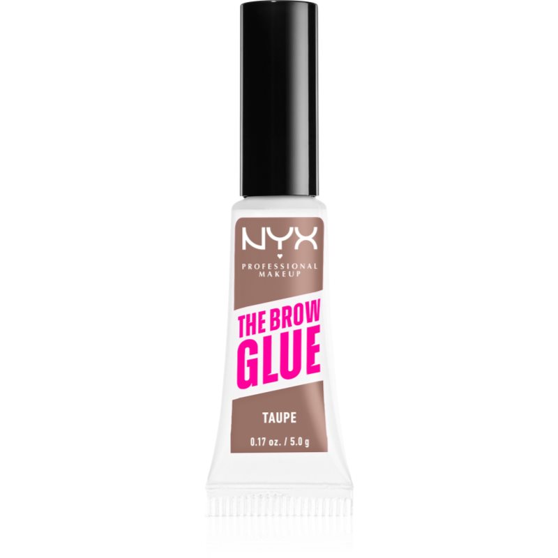 Nyx Professional Makeup The Brow Glue Gel Per Le Sopracciglia Colore 02 Taupe 5 G