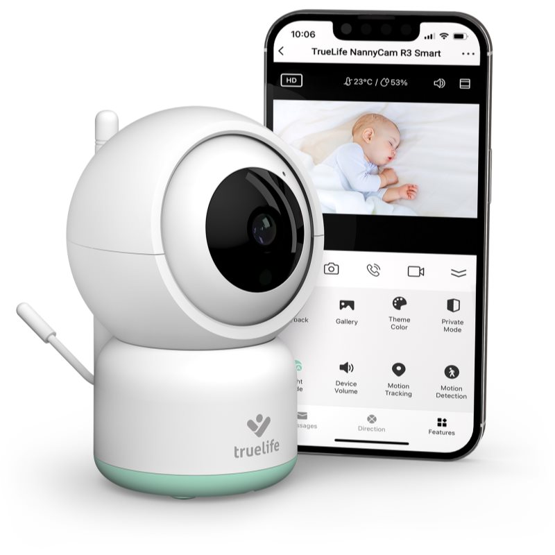 Truelife Nannycam R3 Smart Baby Monitor Video Digitale 1 Pz
