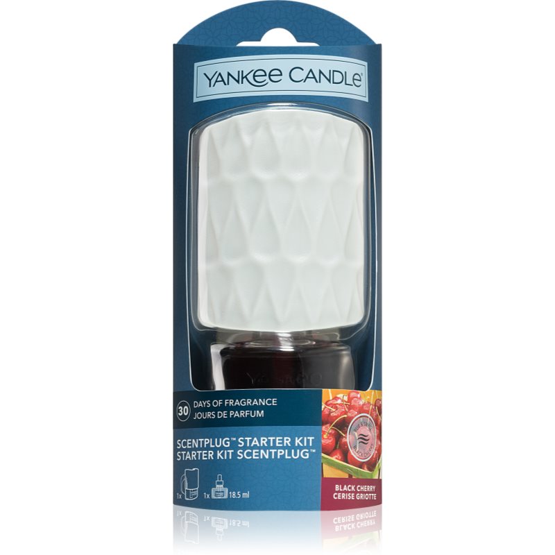 Yankee Candle Black Cherry Diffusore Elettrico + Ricarica 1 Pz