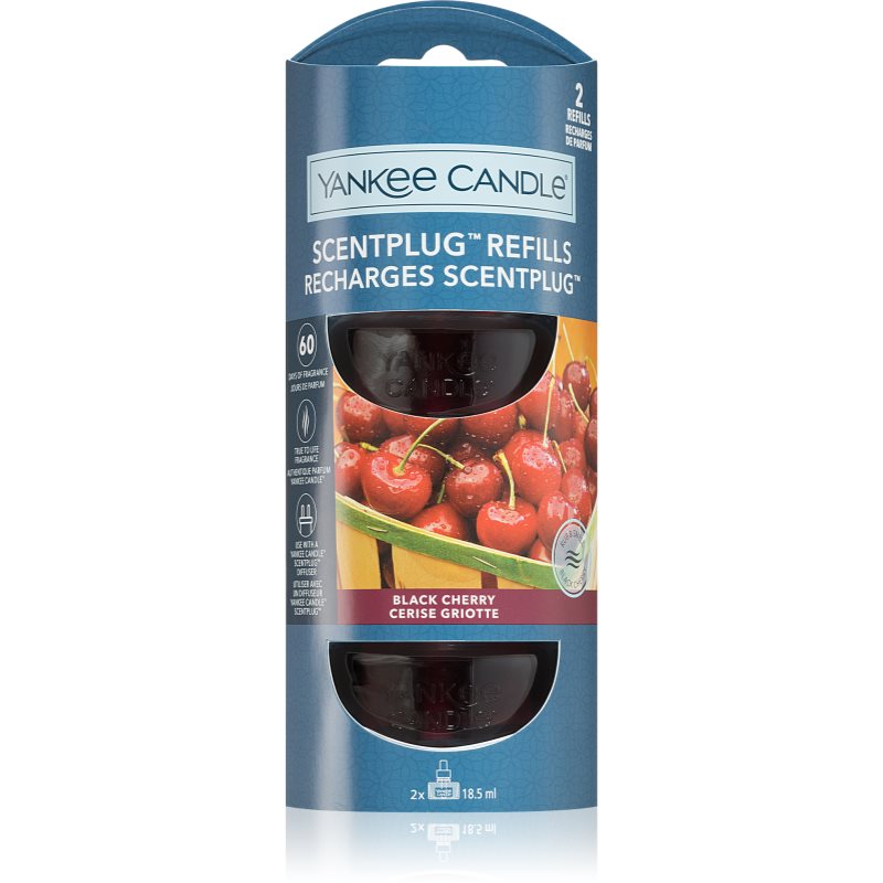 Yankee Candle Black Cherry Ricarica Diffusore Elettrico 2X18,5 Ml