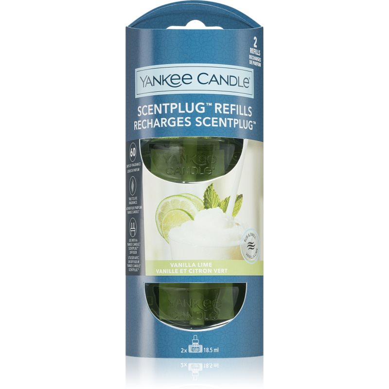 Yankee Candle Vanilla Lime Refill Ricarica Diffusore Elettrico 2X18,5 Ml