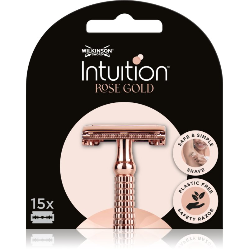Wilkinson Sword Intuition Rose Gold Blades Lame Di Ricambio 15 Pz