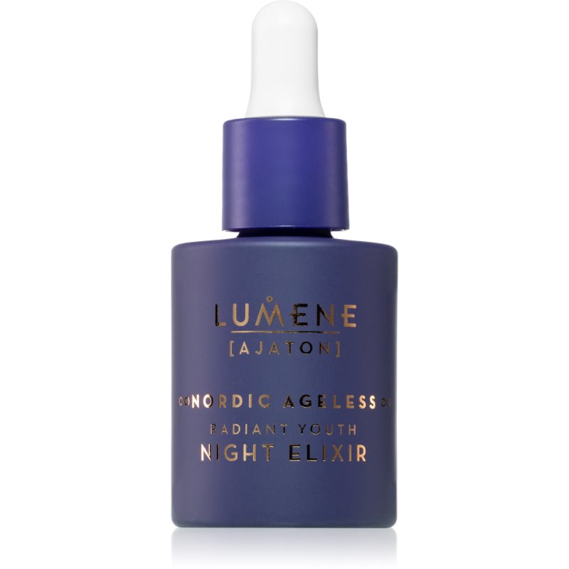 Lumene Ajaton Nordic Ageless Siero Nutriente Notte Antirughe 30 Ml
