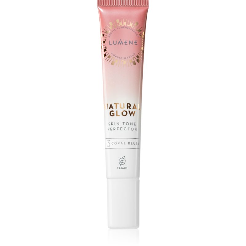 Lumene Natural Glow Skin Tone Perfector Blush In Crema Colore 3 Coral Blush 20 Ml