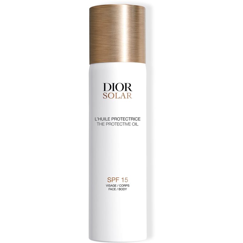 Dior Dior Solar The Protective Face And Body Oil Olio Abbronzante In Spray Spf 15 125 Ml