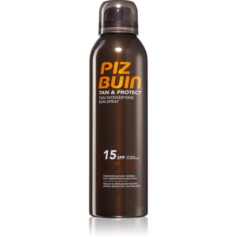 Piz Buin Tan & Protect Spray Protettivo Acceleratore Di Abbronzatura Spf 15 150 Ml