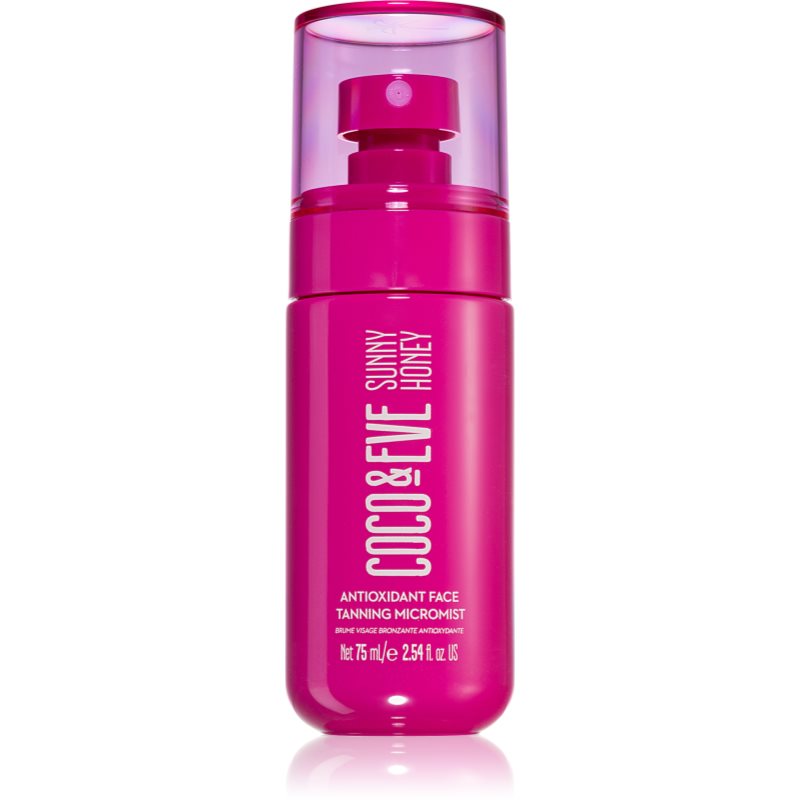 Coco & Eve Sunny Honey Antioxidant Face Tanning Micromist Spray Abbronzante Per Il Viso 75 Ml