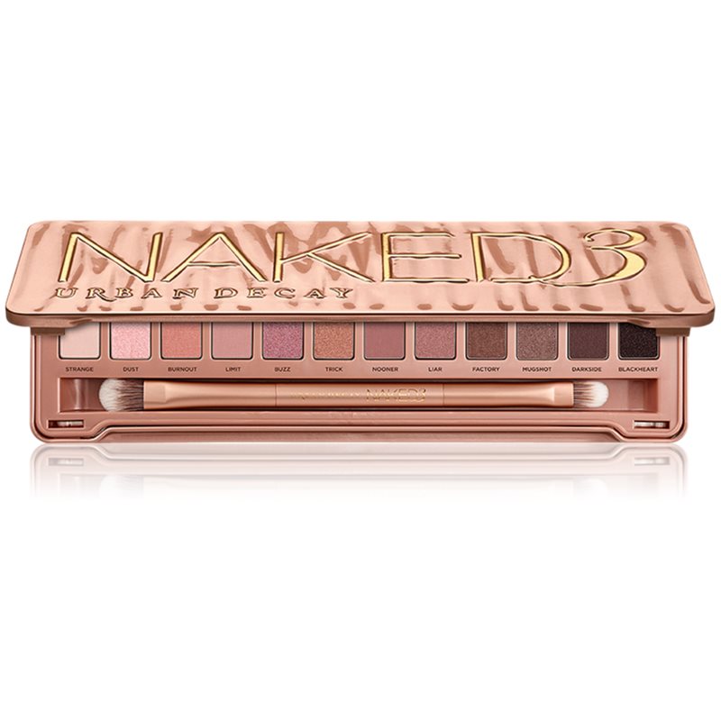 Urban Decay Naked3 Palette Di Ombretti Con Pennellino 12X1,3 G