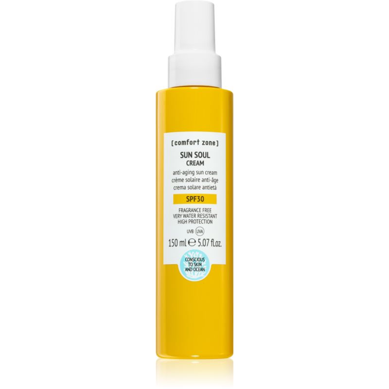 Comfort Zone Sun Soul Spf 30 Crema Abbronzante Waterproof Per Corpo E Viso Spf 30 150 Ml