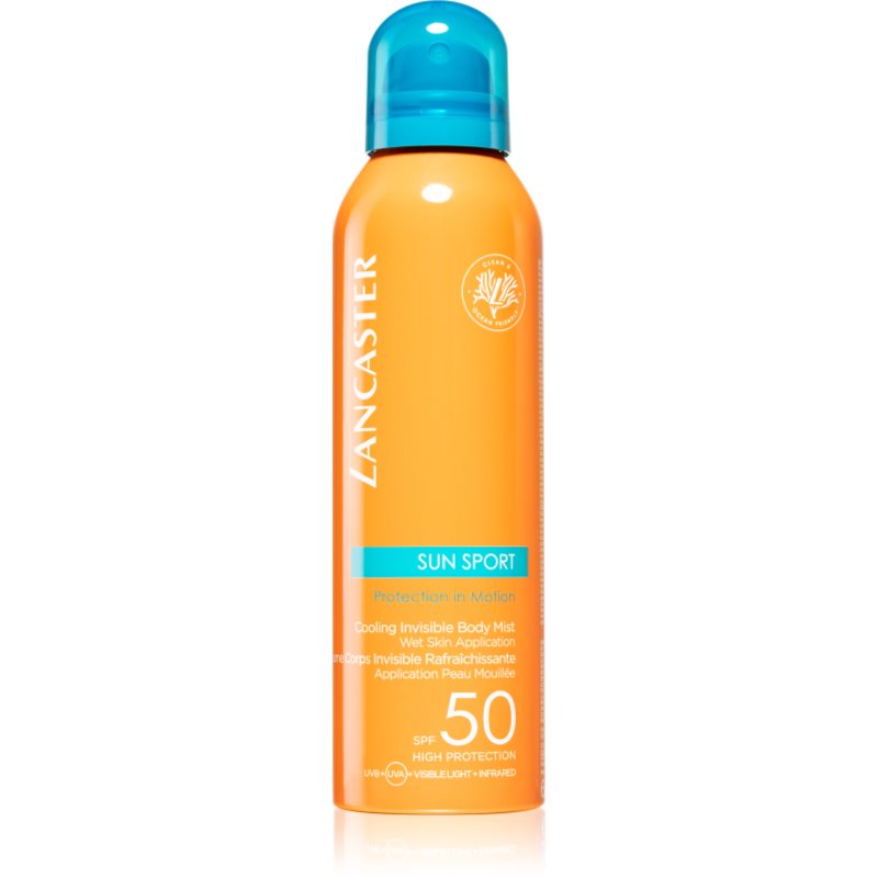Lancaster Sun Sport Cooling Invisible Body Mist Spray Abbronzante Rinfrescante Corpo Spf 50 200 Ml