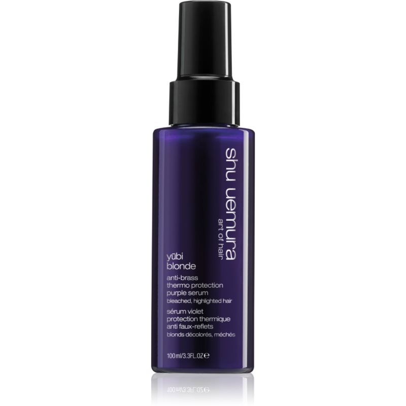 Shu Uemura Yūbi Blonde Serum Siero Per Capelli Neutralizzante Per Toni Gialli 100 Ml