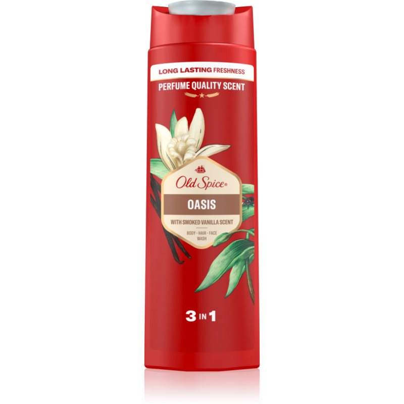 Old Spice Oasis Gel Doccia Per Uomo 3 In 1 400 Ml