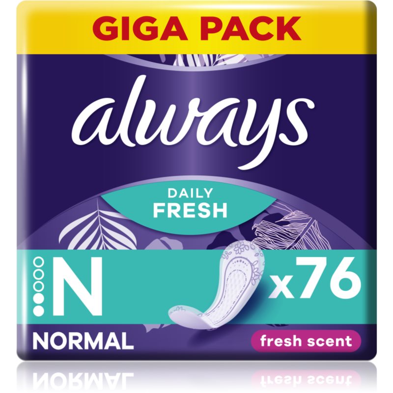Always Daily Fresh Normal Salvaslip Con Profumazione 76 Pz