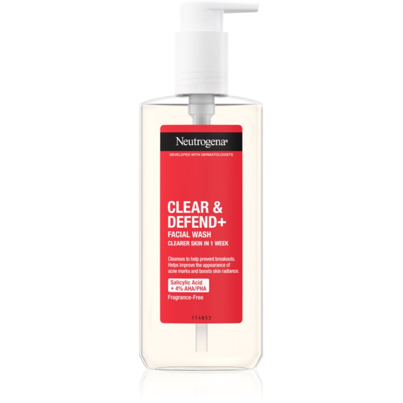 Neutrogena Clear & Defend+ Gel Detergente Anti-Acne 200 Ml