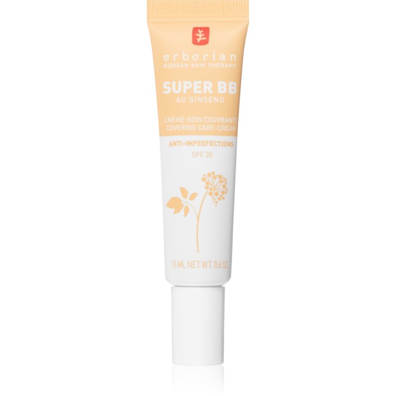Erborian Super Bb Bb Cream Per Una Pelle Perfetta E Uniforme Confezione Piccola Colore Nude 15 Ml