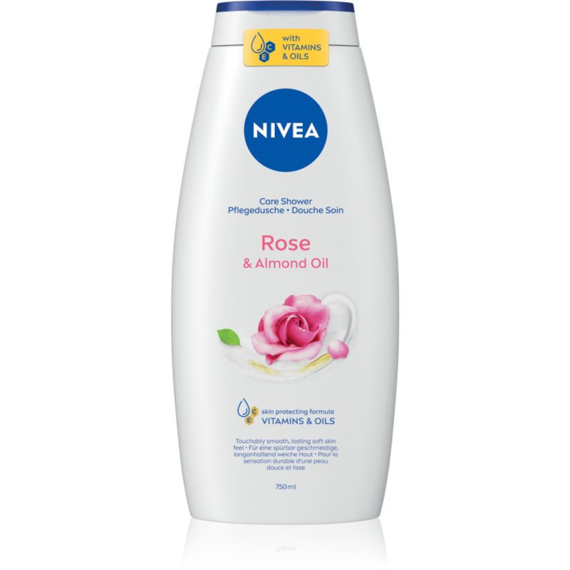 Nivea Rose & Almond Oil Gel Doccia 750 Ml