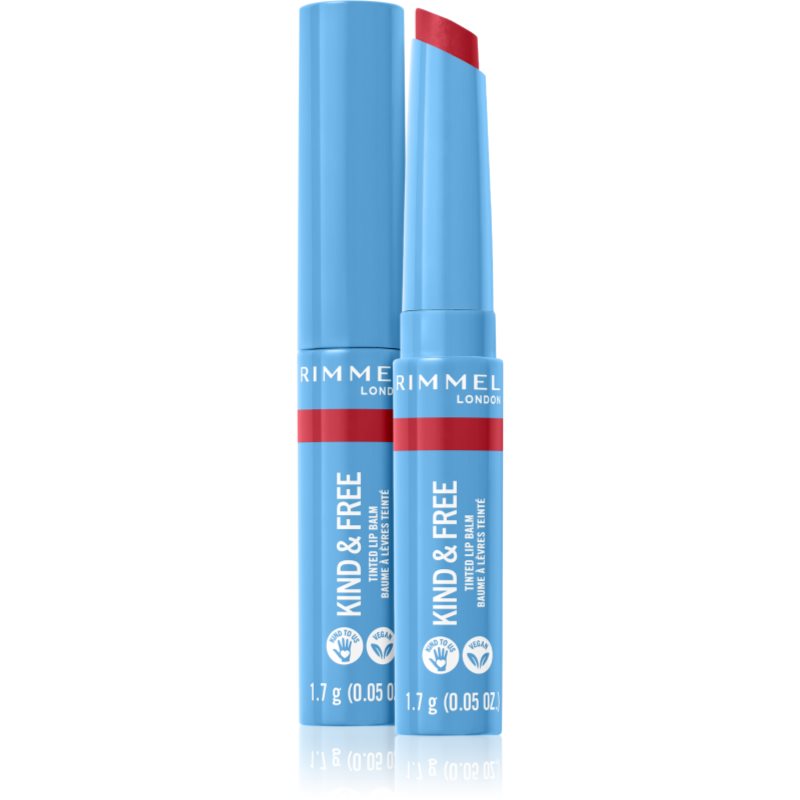 Rimmel Kind & Free Balsamo Colorato Labbra Colore 005 Turbo Red 1,7 G