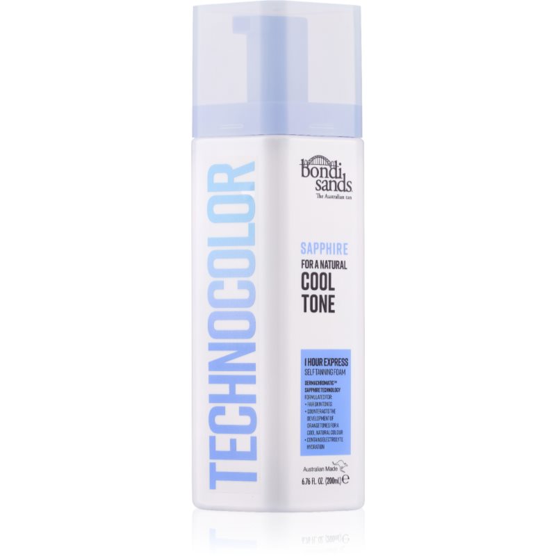 Bondi Sands Technocolor Sapphire Mousse Autoabbronzante Colore Cool Natural 200 Ml