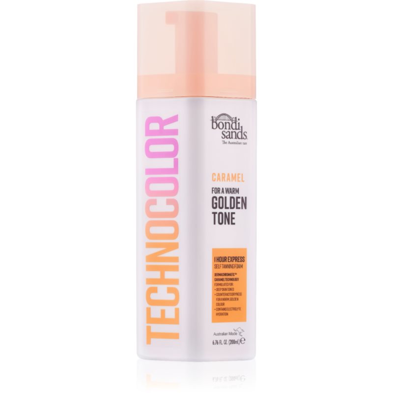 Bondi Sands Technocolor Caramel Mousse Autoabbronzante Colore Warm Hydrated Glow 200 Ml
