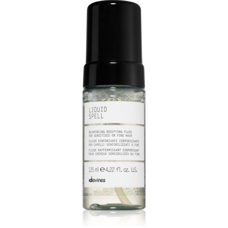Davines Liquid Spell Reinforcing Bodifying Fluid Cura Senza Risciacquo Per Capelli Delicati 125 Ml