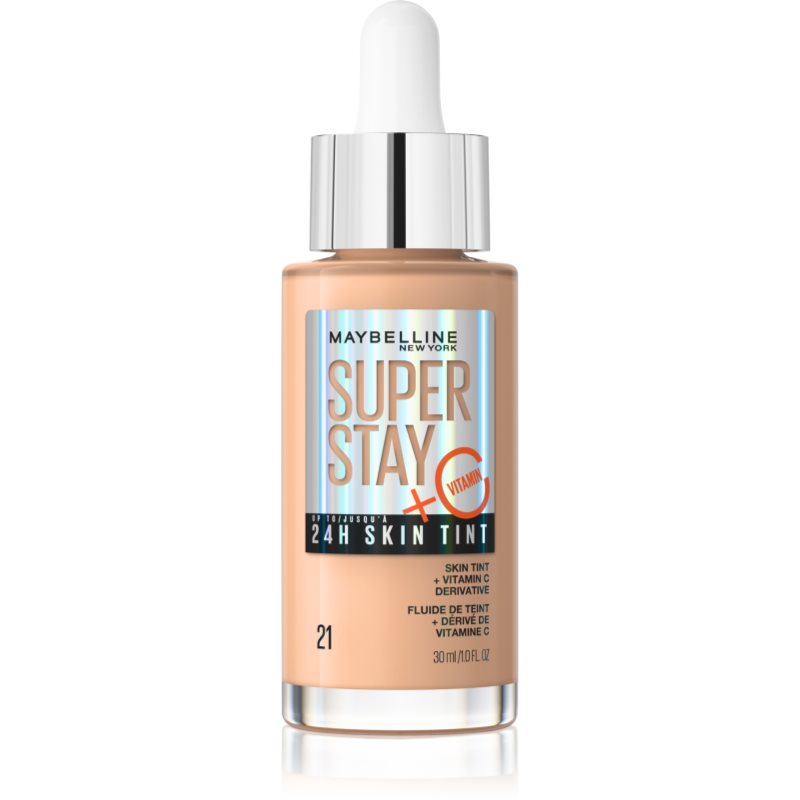 Maybelline New York Superstay Vitamin C Skin Tint Siero Per Unificare Il Tono Della Pelle Colore 21 30 Ml