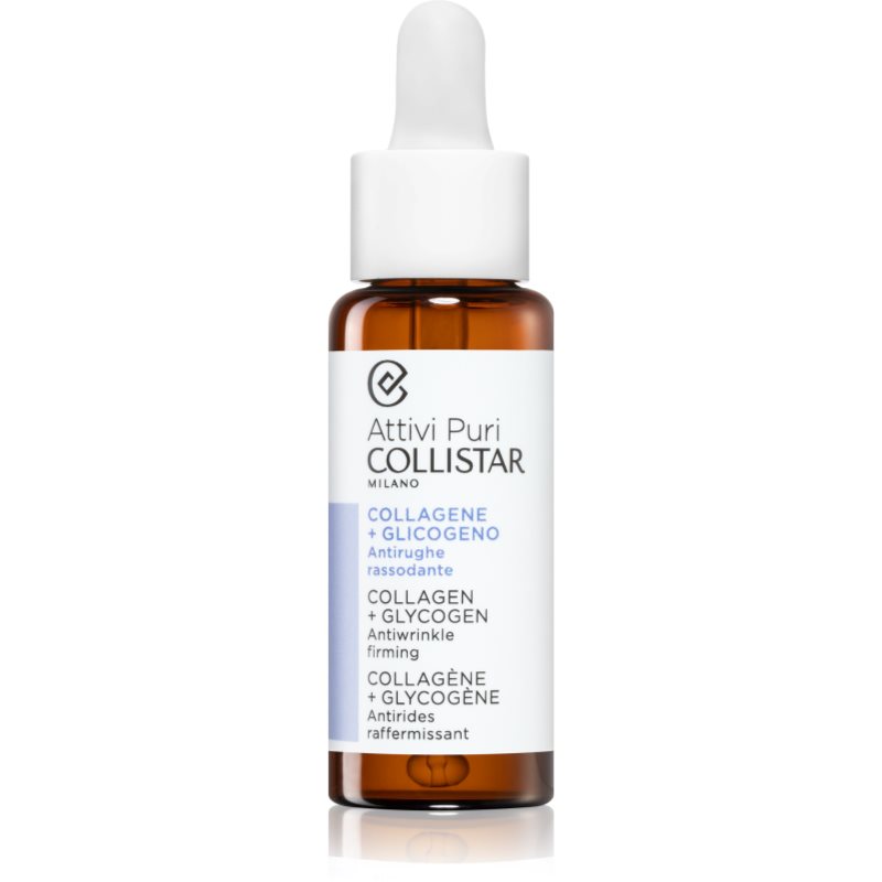 Collistar Attivi Puri Collagen+Glycogen Antiwrinkle Firming Siero Viso Per Ritardare Gli Effetti Dell'Invecchiamento Con Collagene 30 Ml