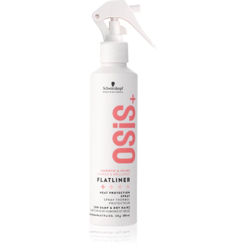 Schwarzkopf Professional Osis+ Flatliner Spray Termoprotettore Per Capelli 200 Ml
