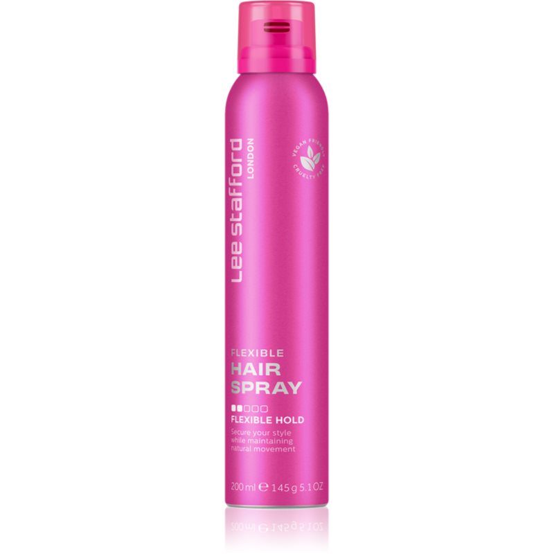 Lee Stafford Styling Hair Spray Flexible Hold Fat N Flexible Lacca Per Capelli Per Un Fissaggio Flessibile 200 Ml