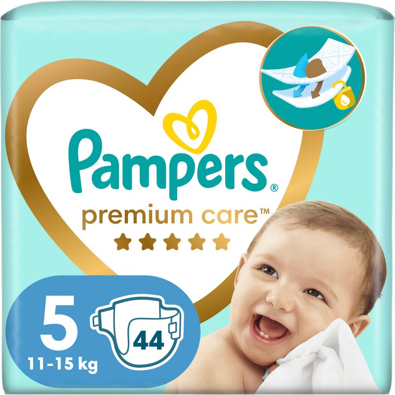 Pampers Premium Care Size 5 Pannolino Monouso 11-16 Kg 44 Pz