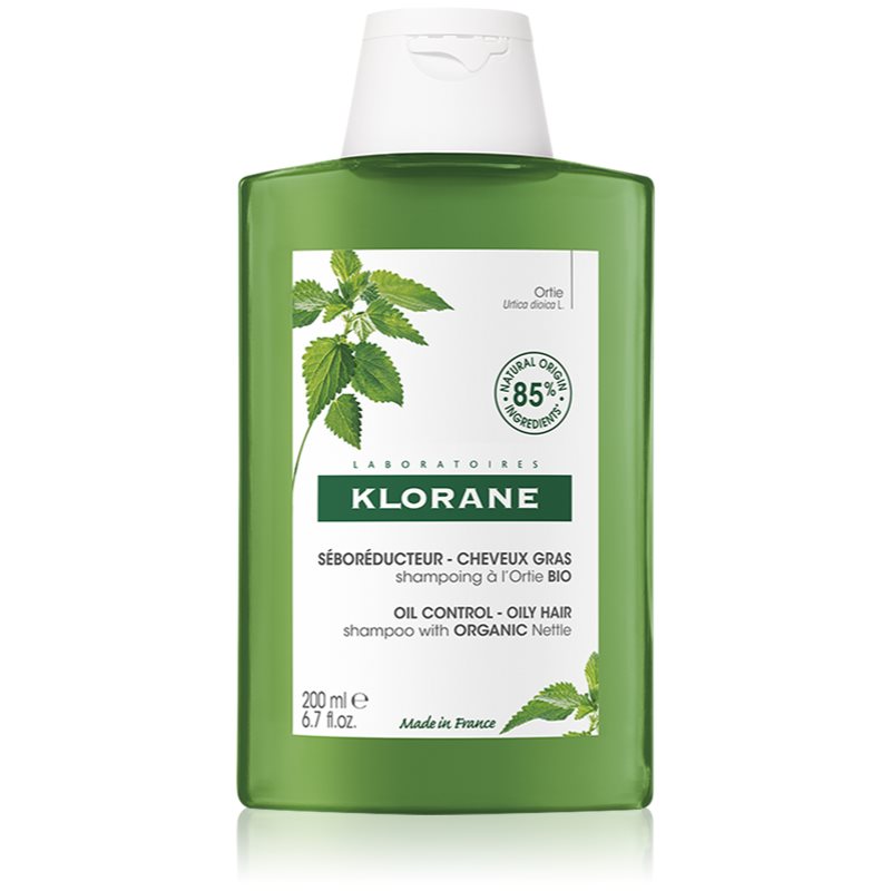 Klorane Nettle Shampoo Detergente Per Capelli Grassi 200 Ml