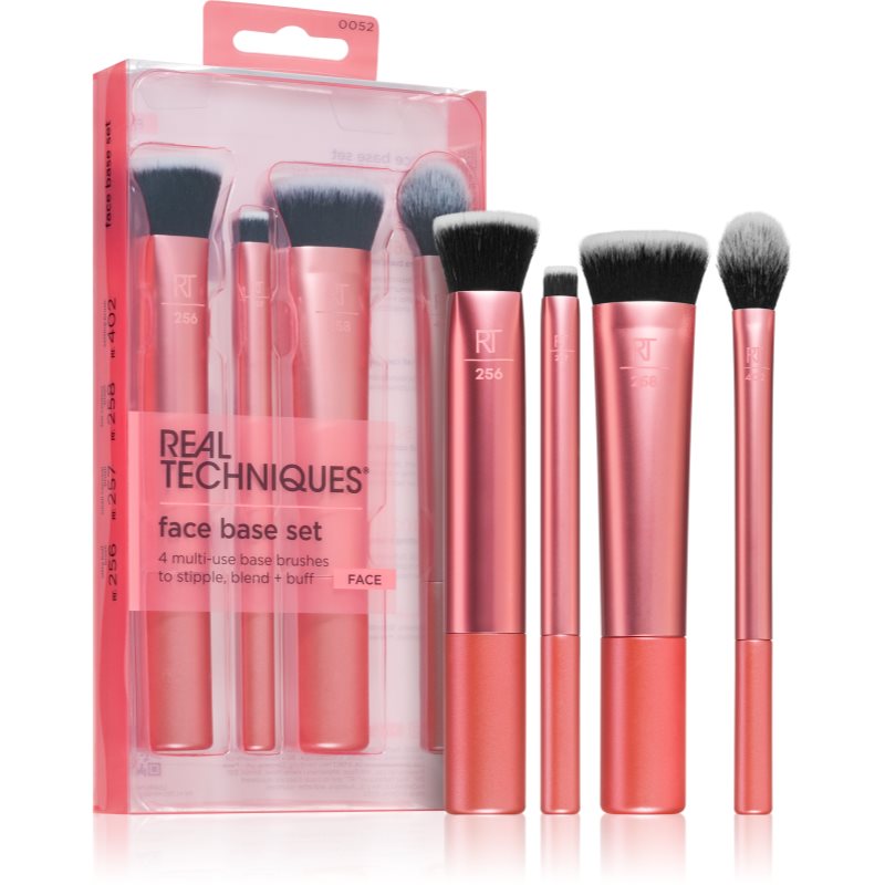 Real Techniques Original Collection Face Set Di Pennelli Per Un Look Perfetto 4 Pz