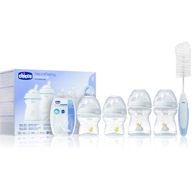 Chicco Natural Feeling First Starter Set Confezione Regalo Per Bebè 0 M+