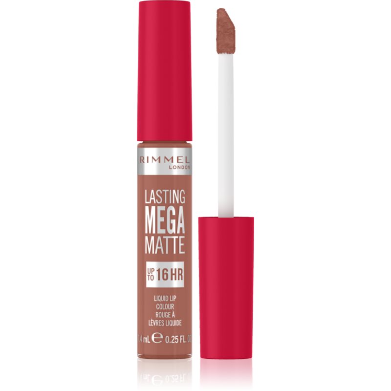 Rimmel Lasting Mega Matte Rossetto Liquido Leggero Matte 16 Ore Colore Be My Baby 7,4 Ml