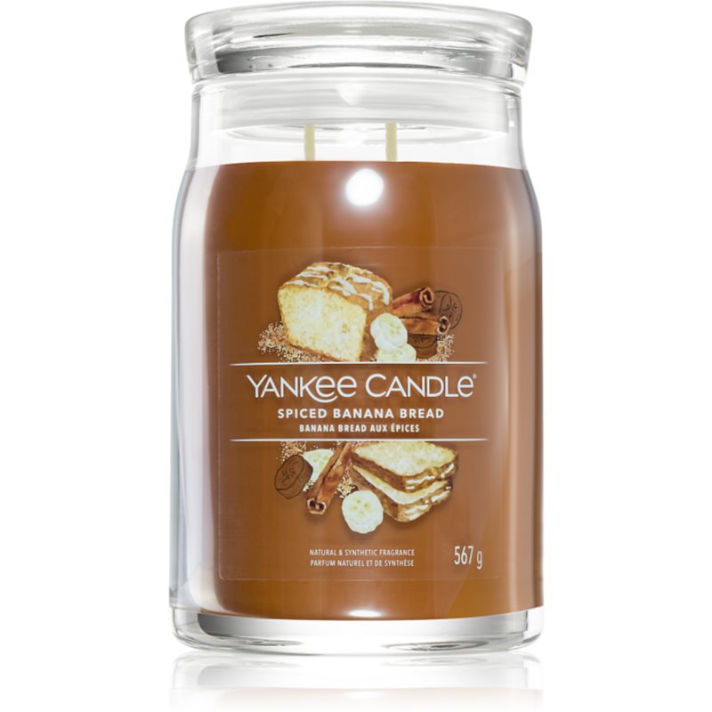 Yankee Candle Spiced Banana Bread Candela Profumata Signature 567 G