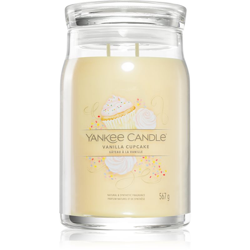 Yankee Candle Vanilla Cupcake Candela Profumata Signature 567 G