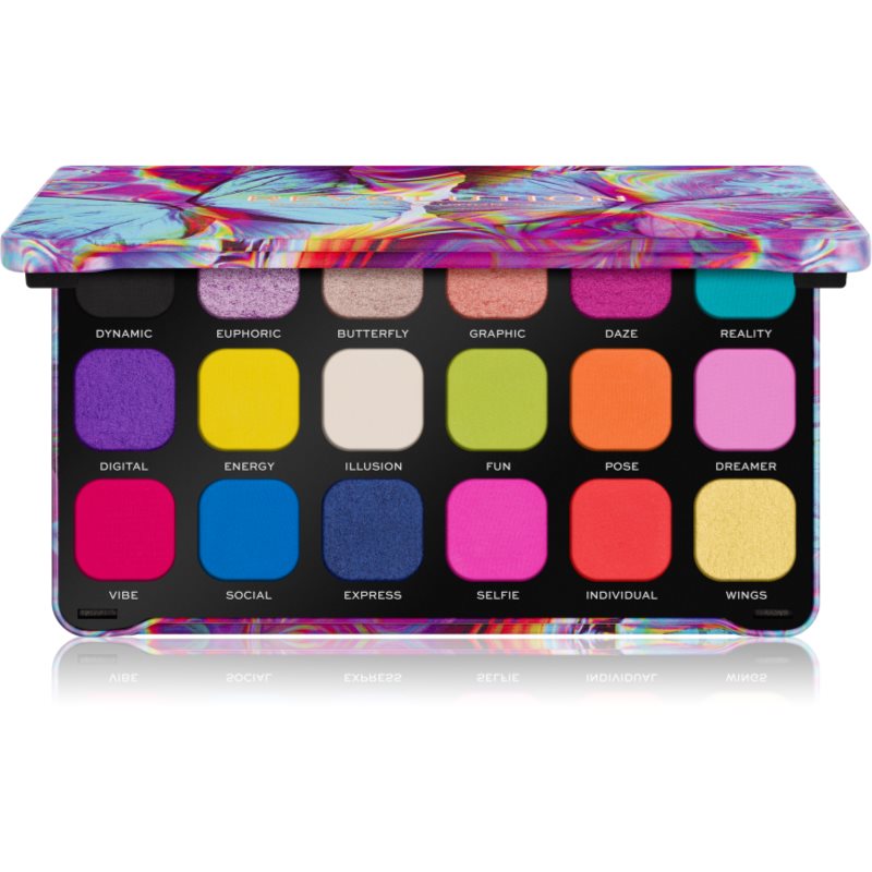 Makeup Revolution Forever Flawless Palette Di Ombretti Colore Digi Butterfly 18 X 1.1 G