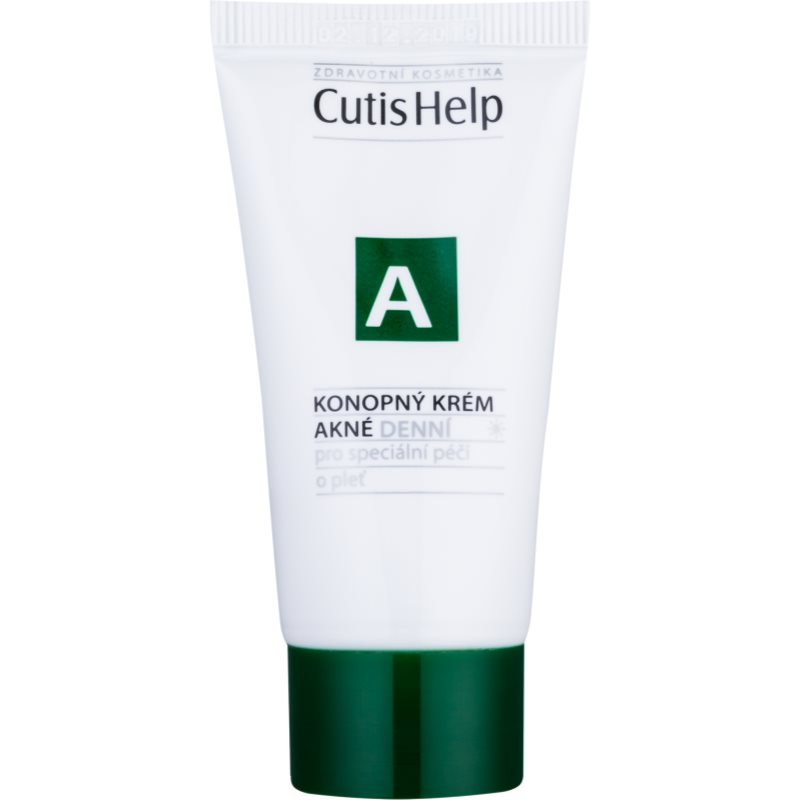 Cutishelp Health Care A - Acne Crema Giorno Alla Canapa Per Pelli Problematiche, Acne 30 Ml
